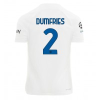 Inter Milan Denzel Dumfries #2 Replika Bortatröja 2023-24 Kortärmad